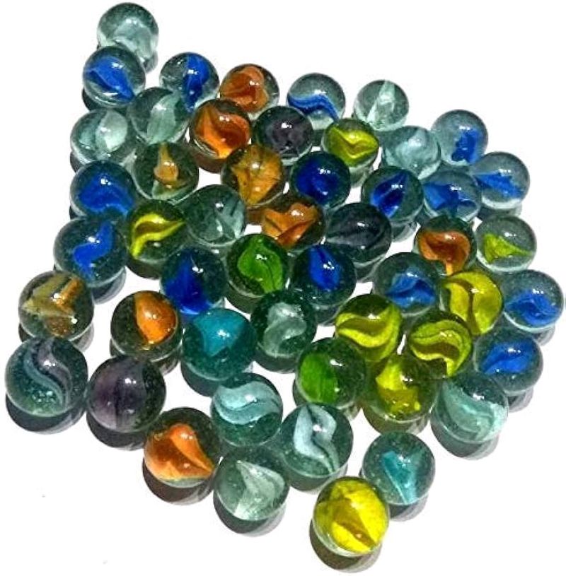 kancha , Glass Marble, (30 Marbles PACK)