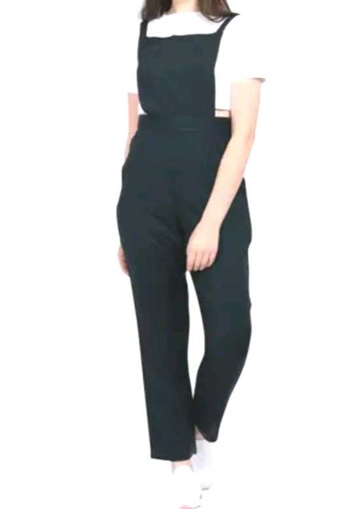 Dark Green Dungaree For Women