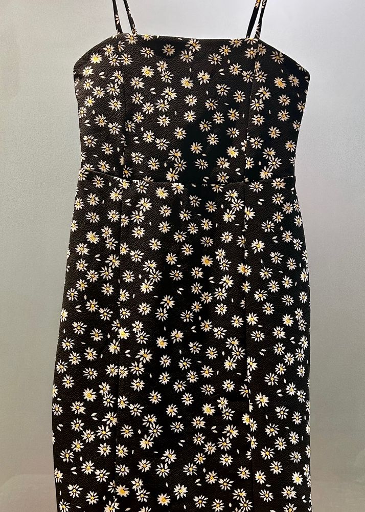 Rio Black Sunflower Dress - XS