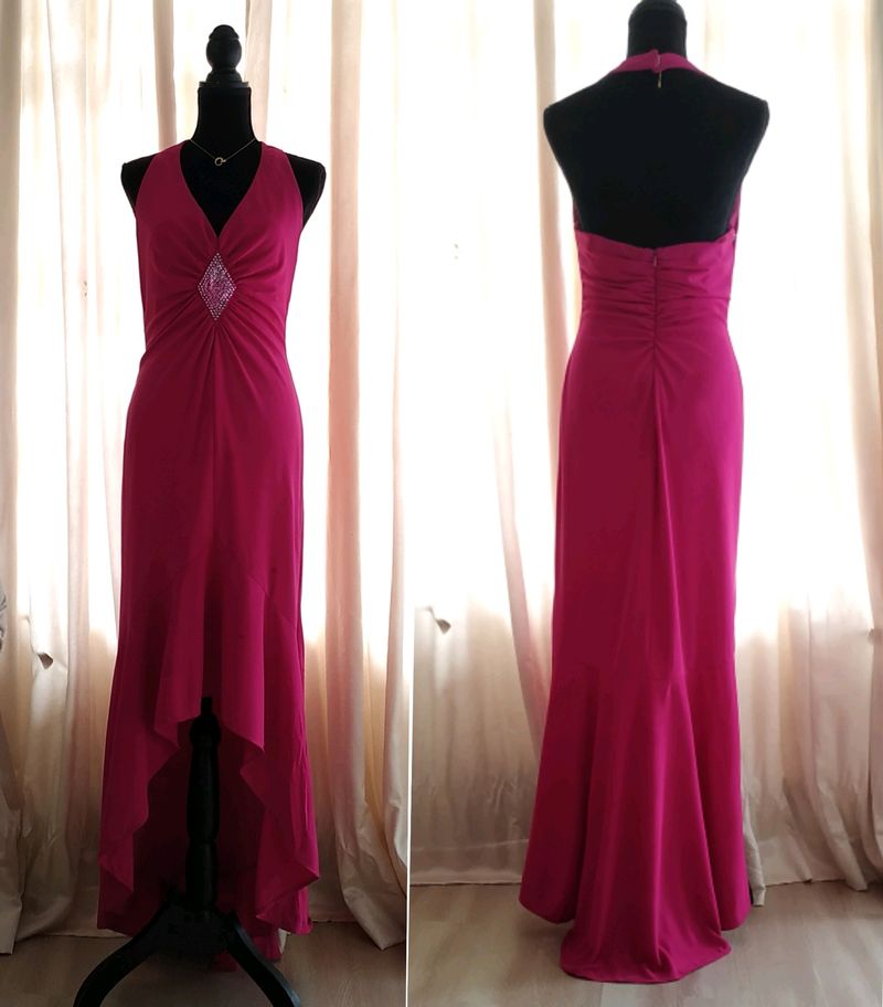 Vintage Stunning Magenta Pink Party Wear