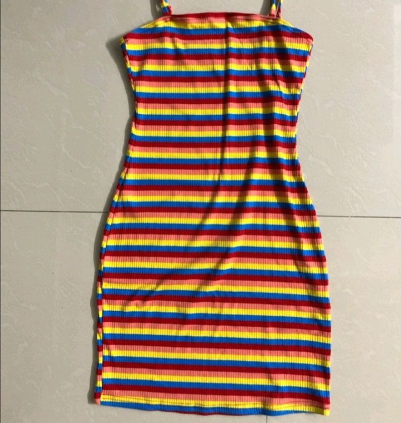 Multicolored Bodycon Dress