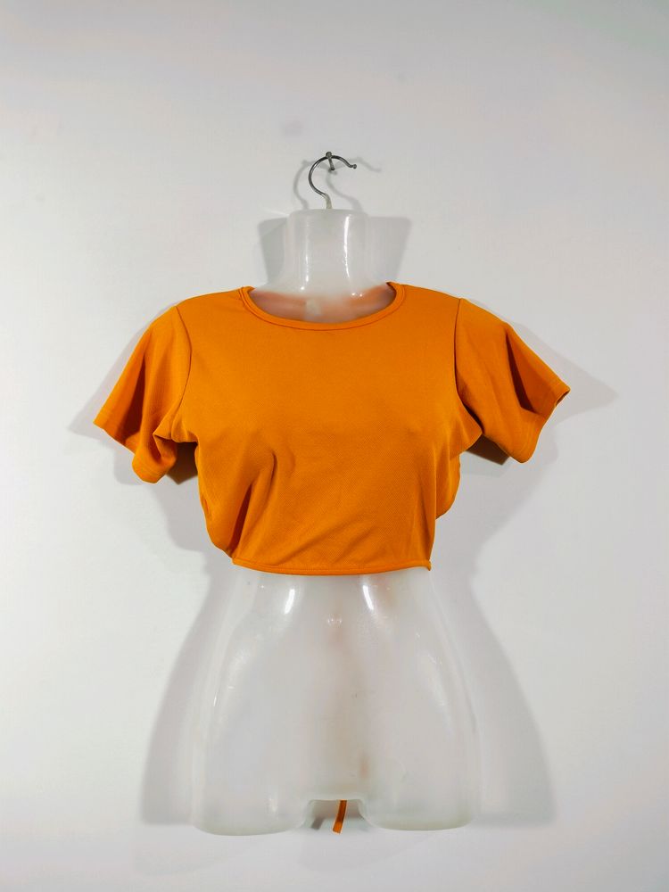 [Sale] Backless Tangerine Top 🍊