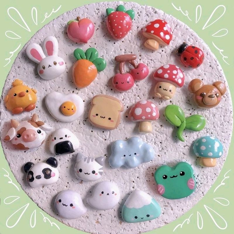 Clay Pins (Pack Of 2)