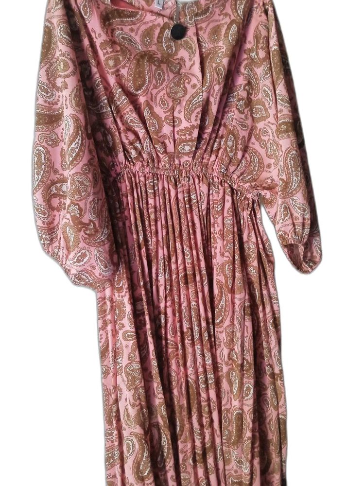 Pink Paisley Vintage Gown