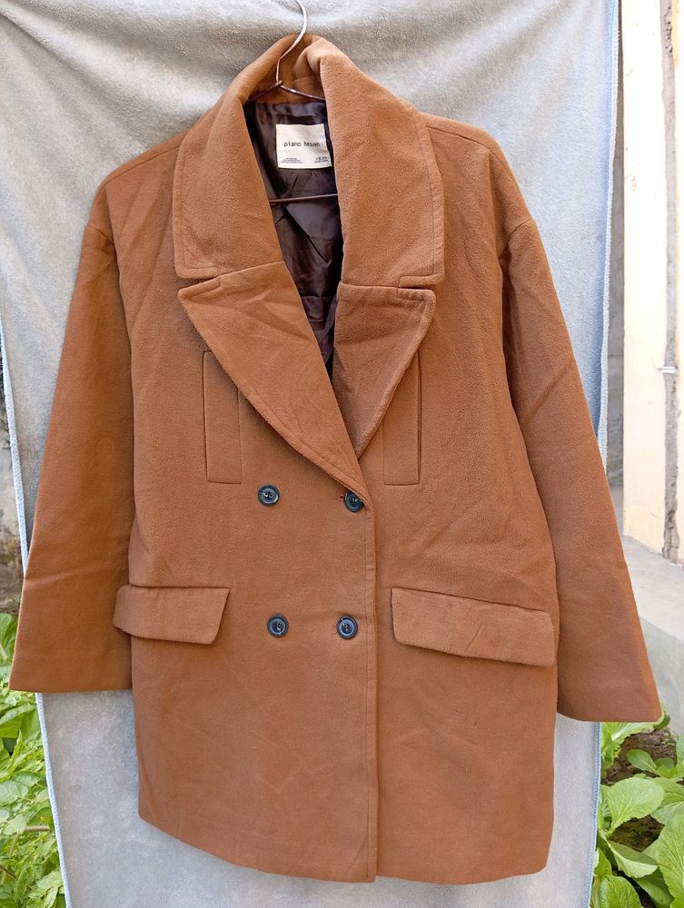 Brown Winter Double Breasted Coat/blazer