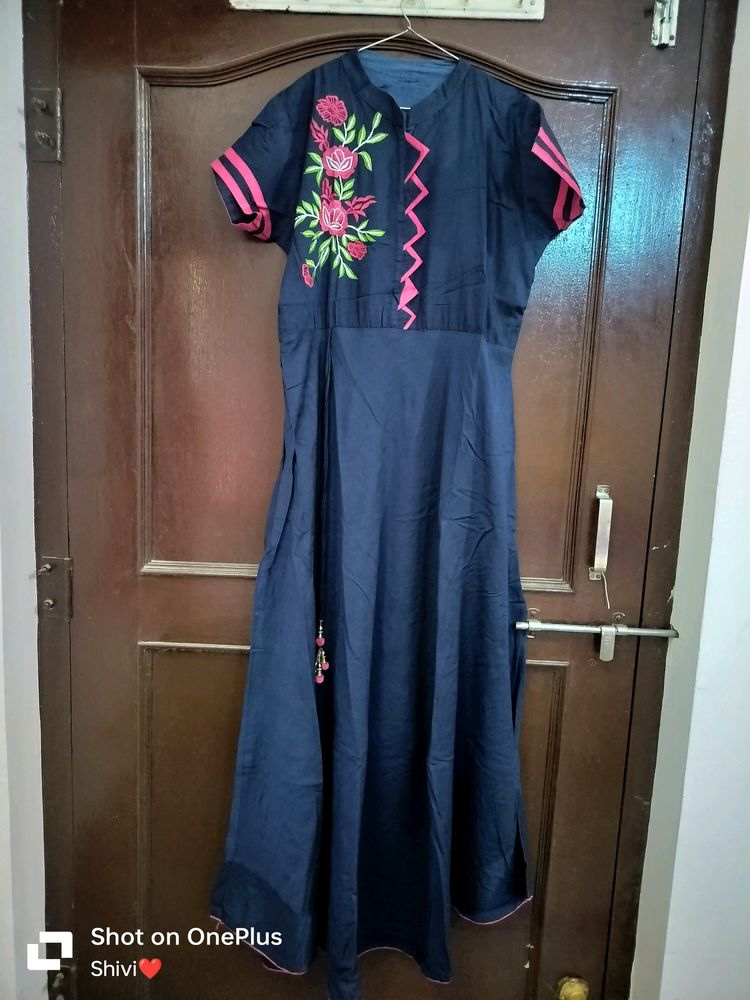 Blue Gawn Kurti