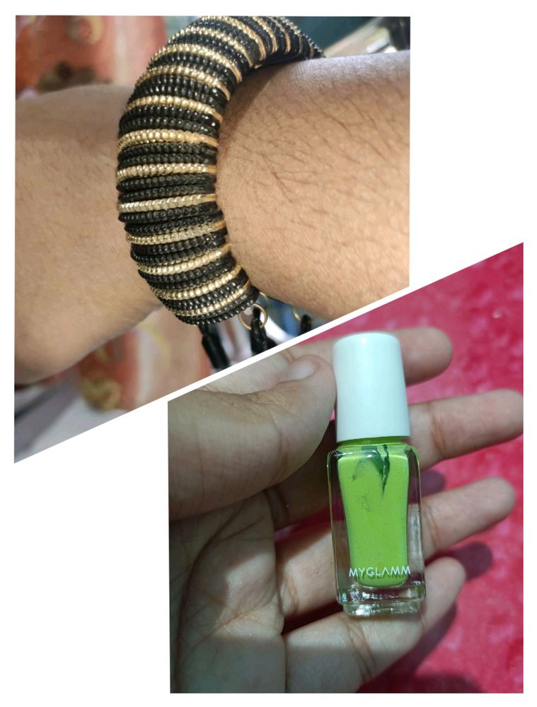 Bracelet And Nailpolish Combo