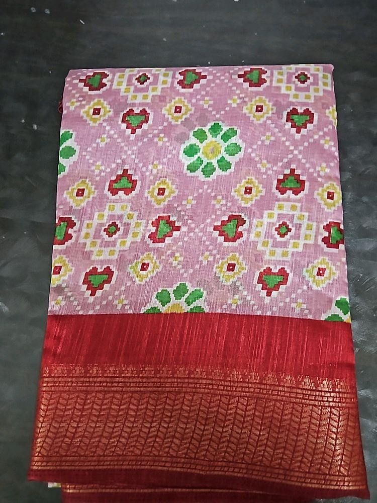 Kalamkari Poly Silk Saree