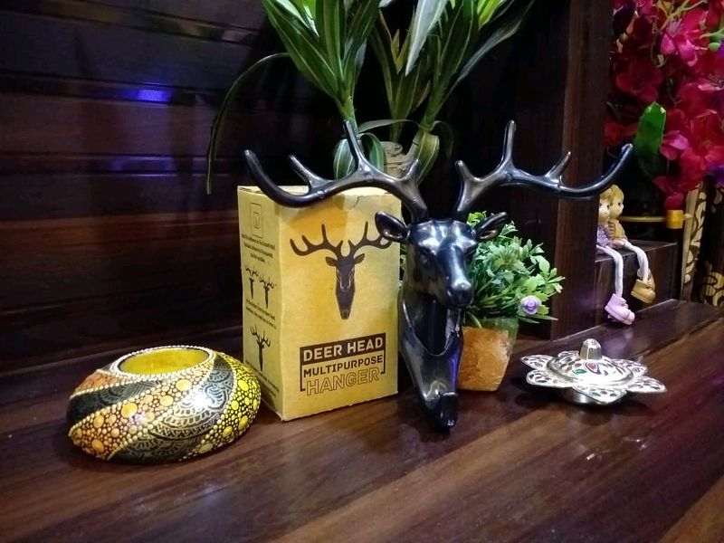 🆕️🦌 Deerhead Key & Bag Holder