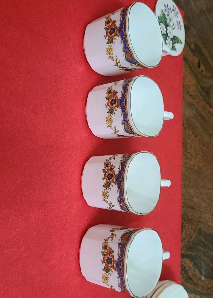 Ceramic Teacups Set Of 4