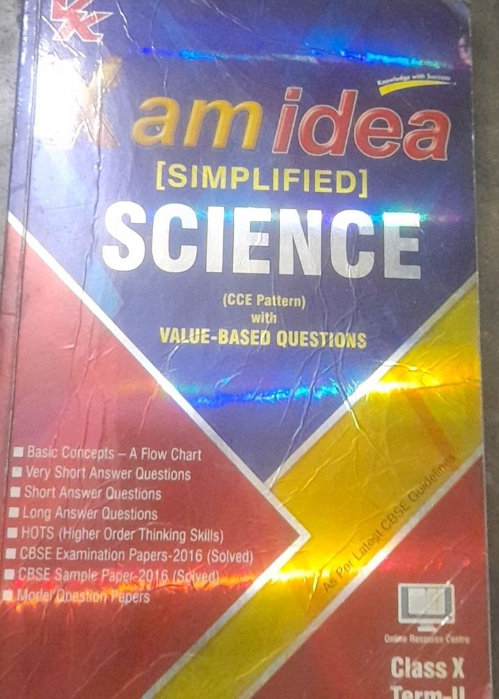 Xam Idea Science For Class 10