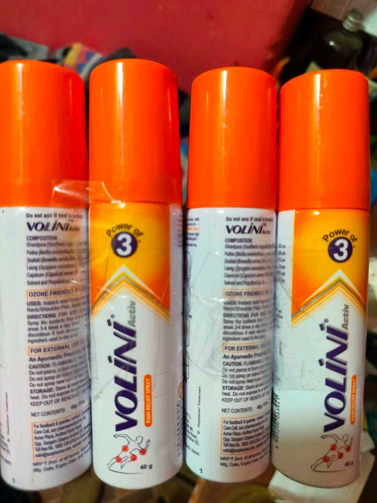 New Volini Spray 4pc* 40gm