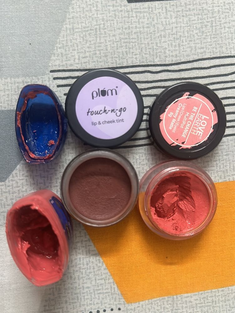 LIP AND CHEEK TINTS (3 PIECES)