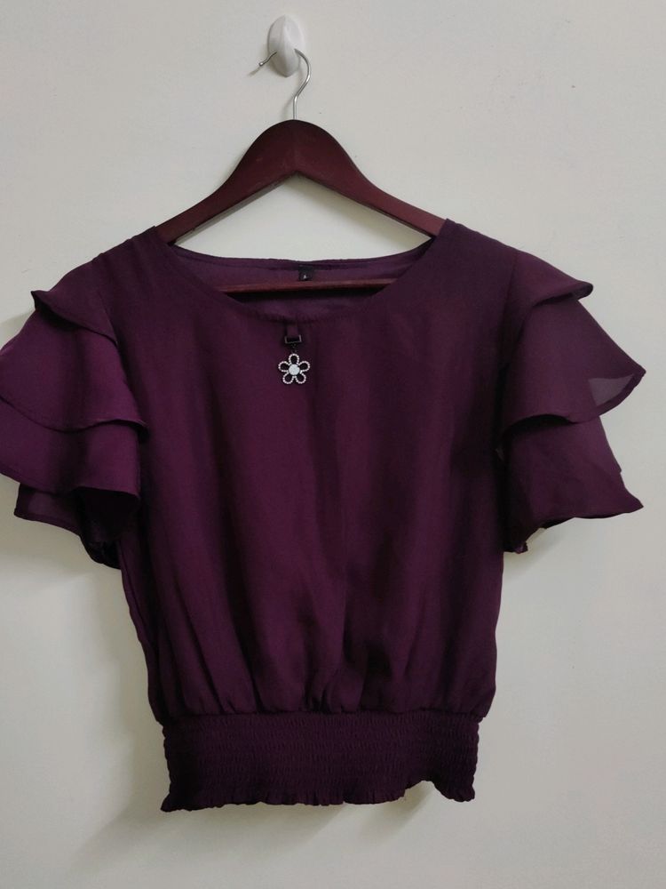 Purple Colour Top