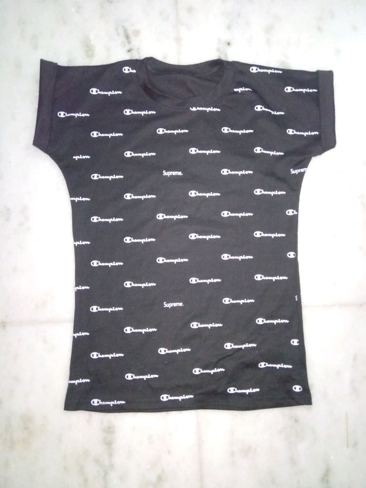 Black T- Shirt for Women