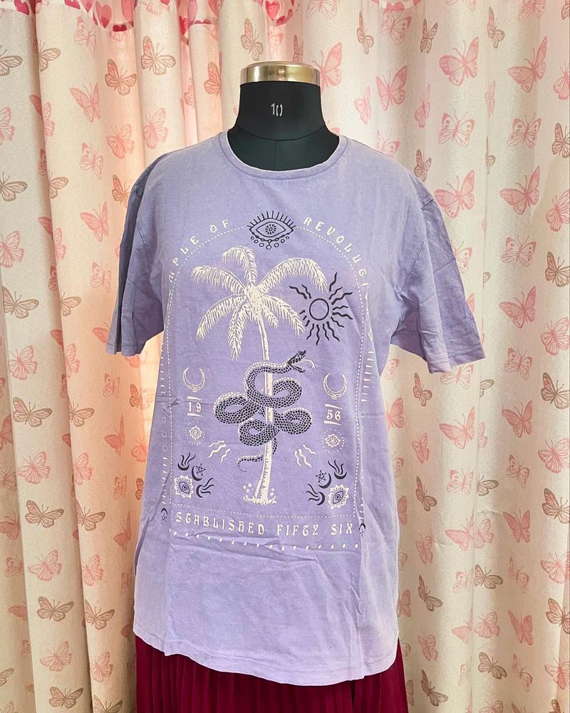 Lavender Cotton Tee