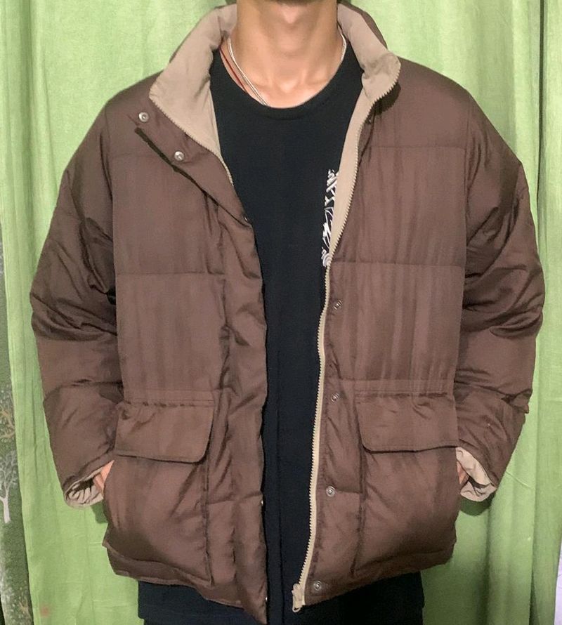 REVERSIBLE Two Way Puffer jacket (Price Drop)