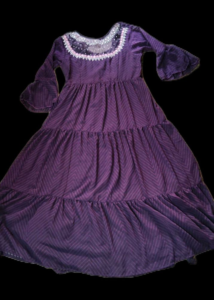 Purple Designer Ethnic Gown