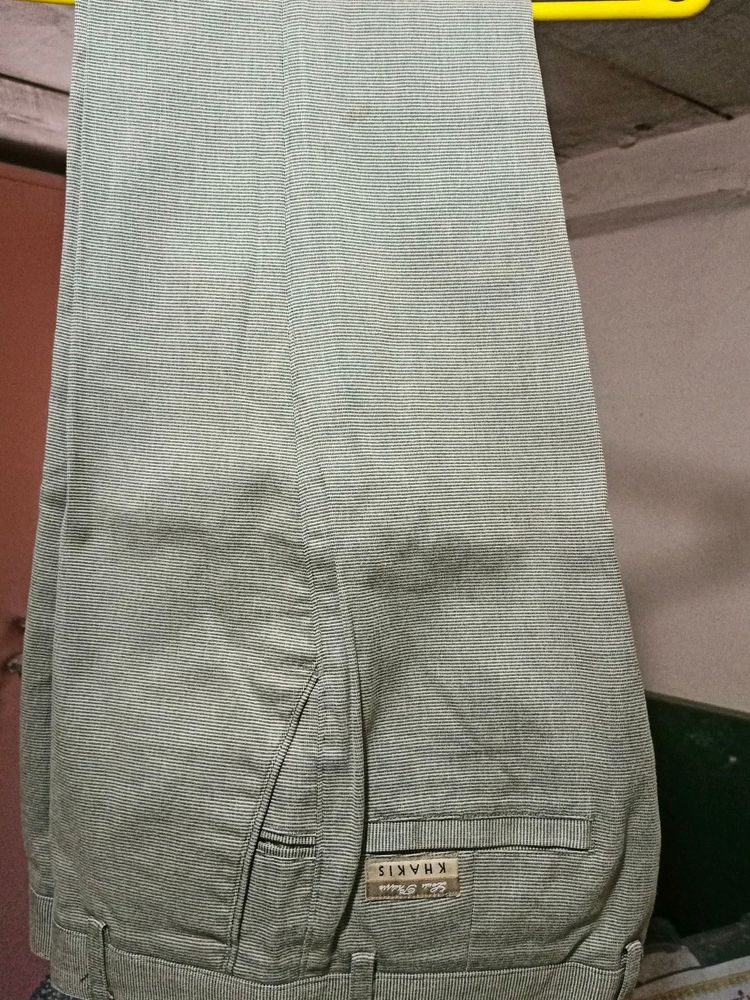 Grey Colour Branded Stitched Pant