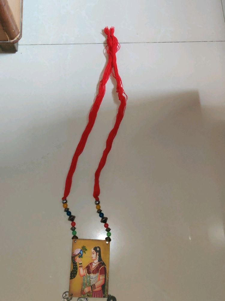 Long handpainted Necklace