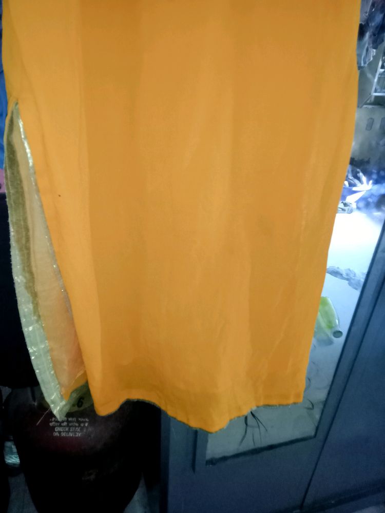 Orange Formal Kurti