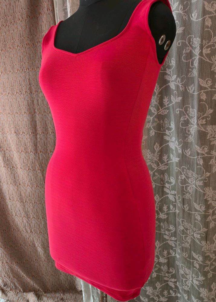 Dark Pink Bodycon Dress For Women