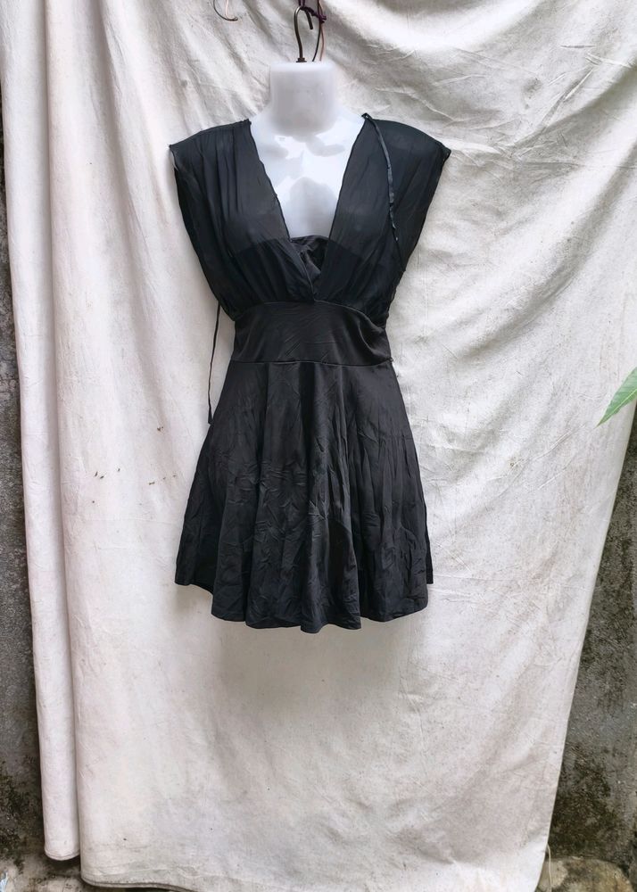 SEXY BLACK COLOUR FROCK