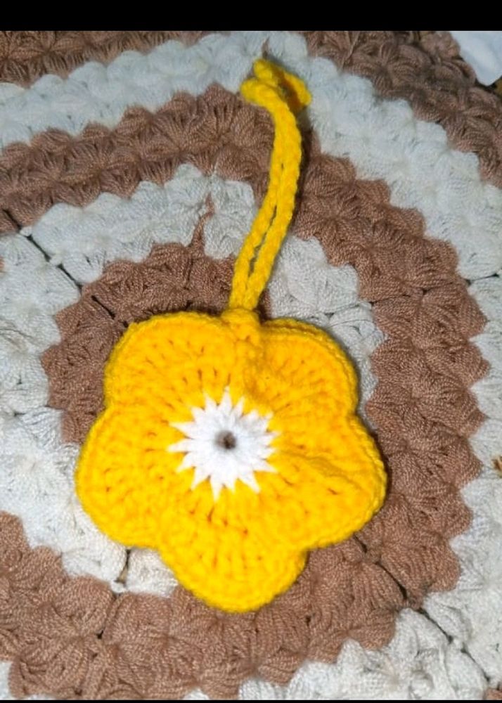 crochet hand made small pocket