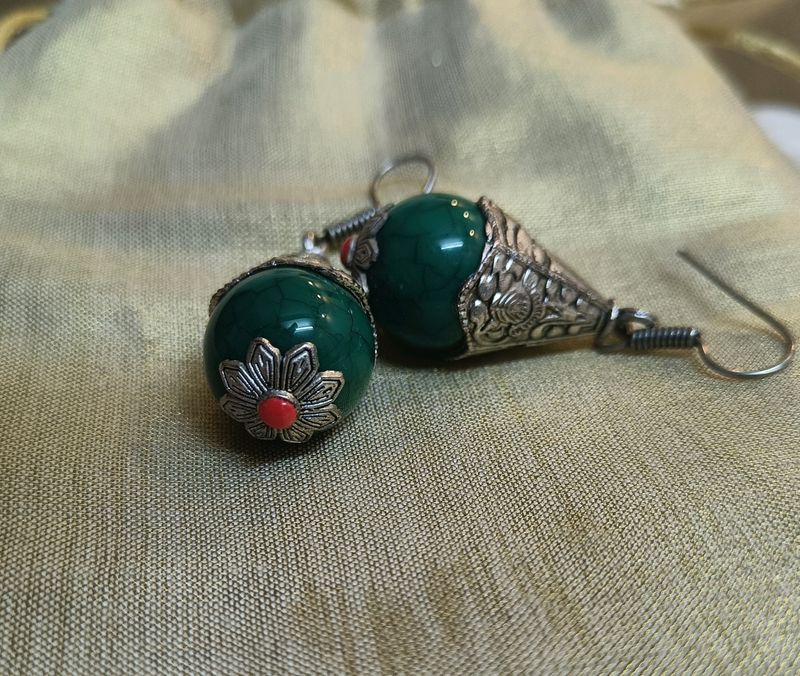 Emerald Green Earrings