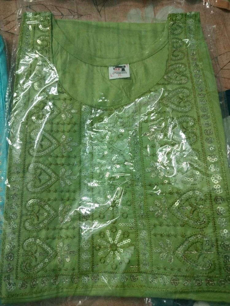 Two Combo Kurtas Blue & Green