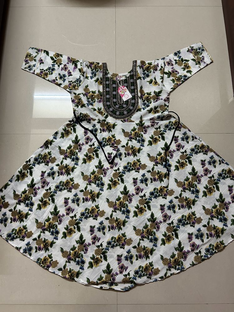 New Floral Umbrella Xxl Kurti