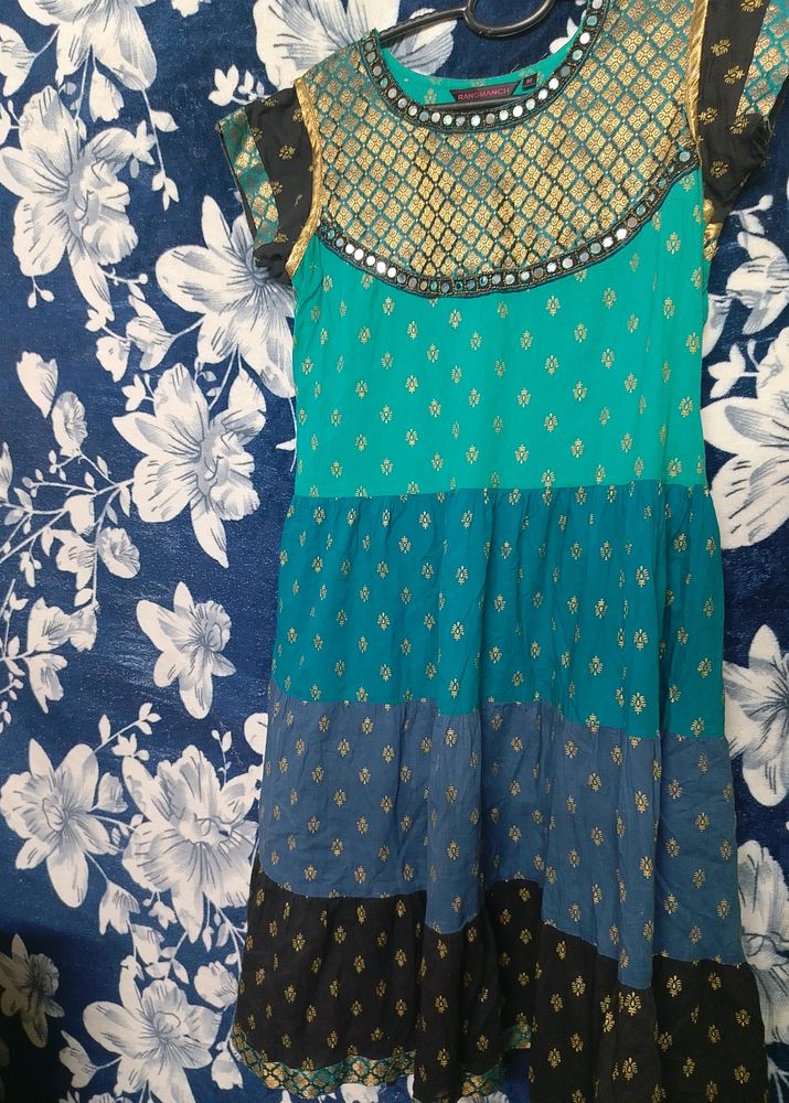 Malti colour.Frock Type Kurti