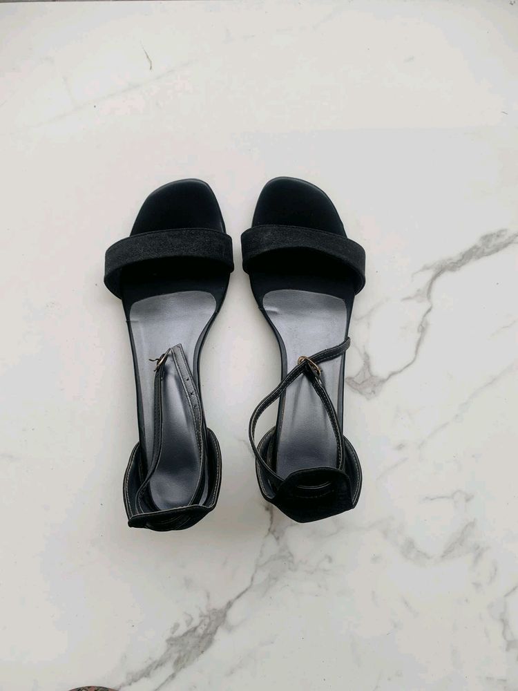 Marc Loire Black Block Heels