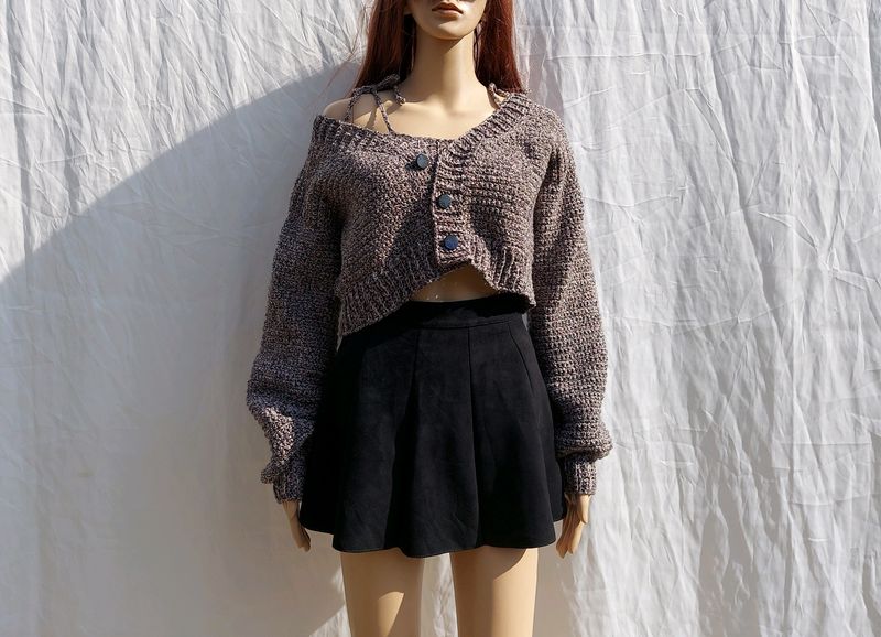 Crochet Cardigan Set