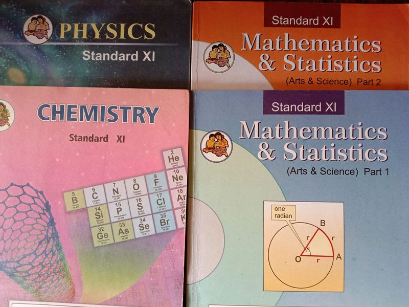 Std 11th MH Board Science Textbook | Set of PCM