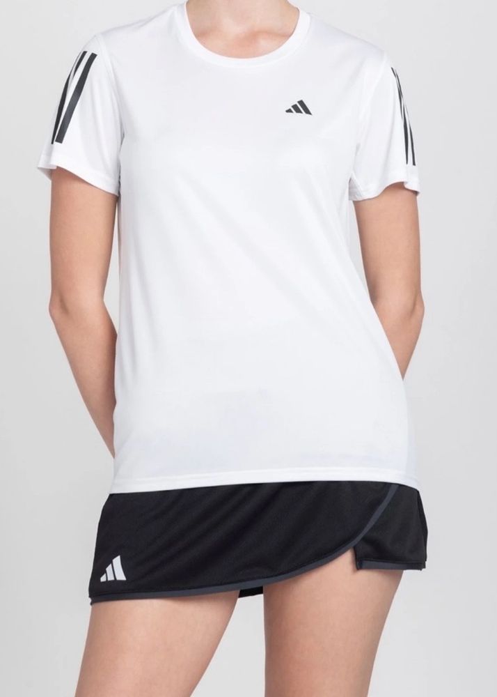 Adidas White Running Tshirt