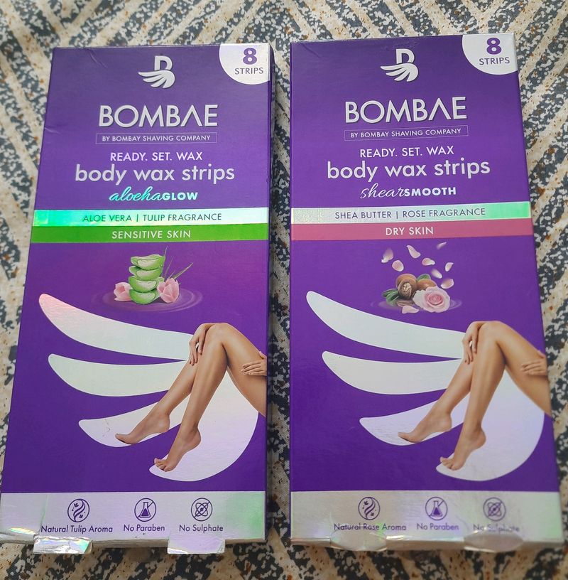 Bombae Wax Strips Combo