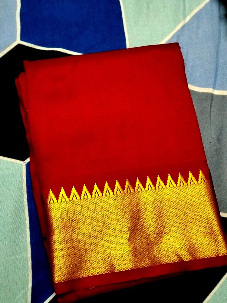 Red Pattu Saree