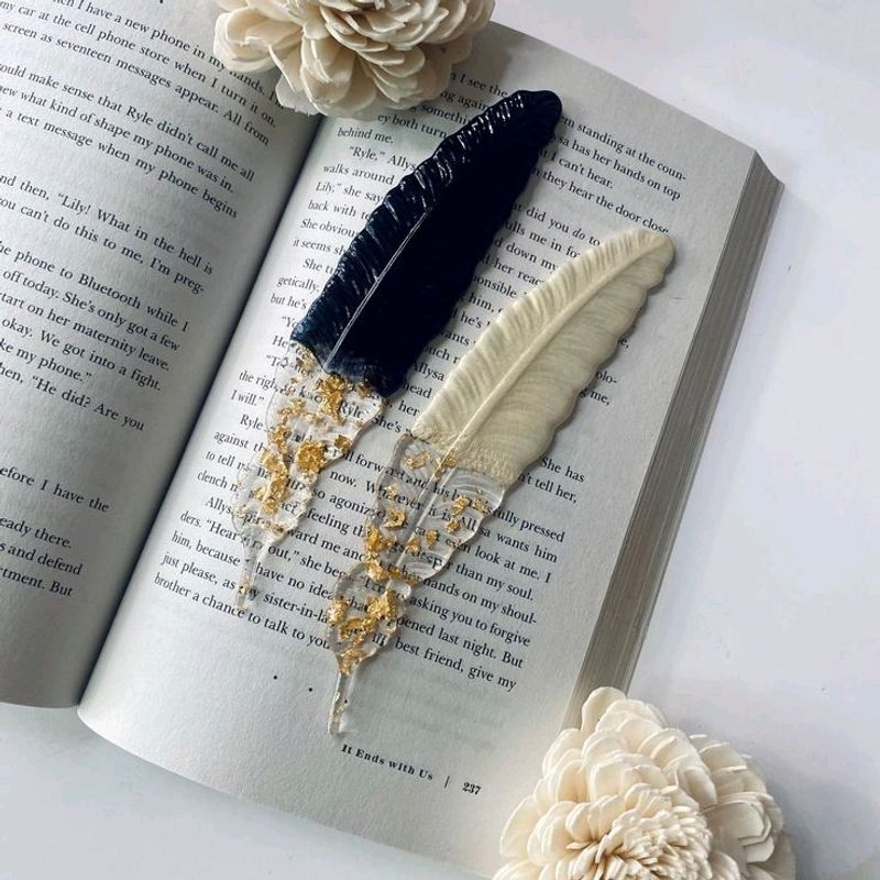 Peacock Feather Bookmark Pack 0f 1