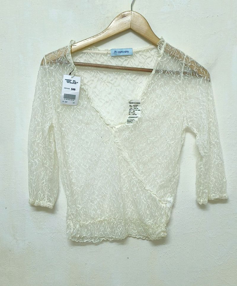 Trendy New Off White Top For Women