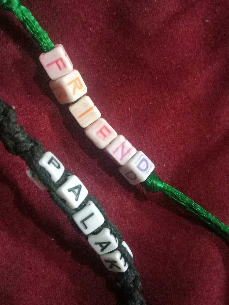 These Are Friendship Band And A Nameband