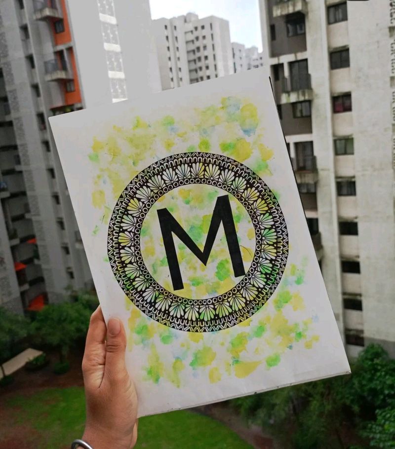 Mandala Letter Art