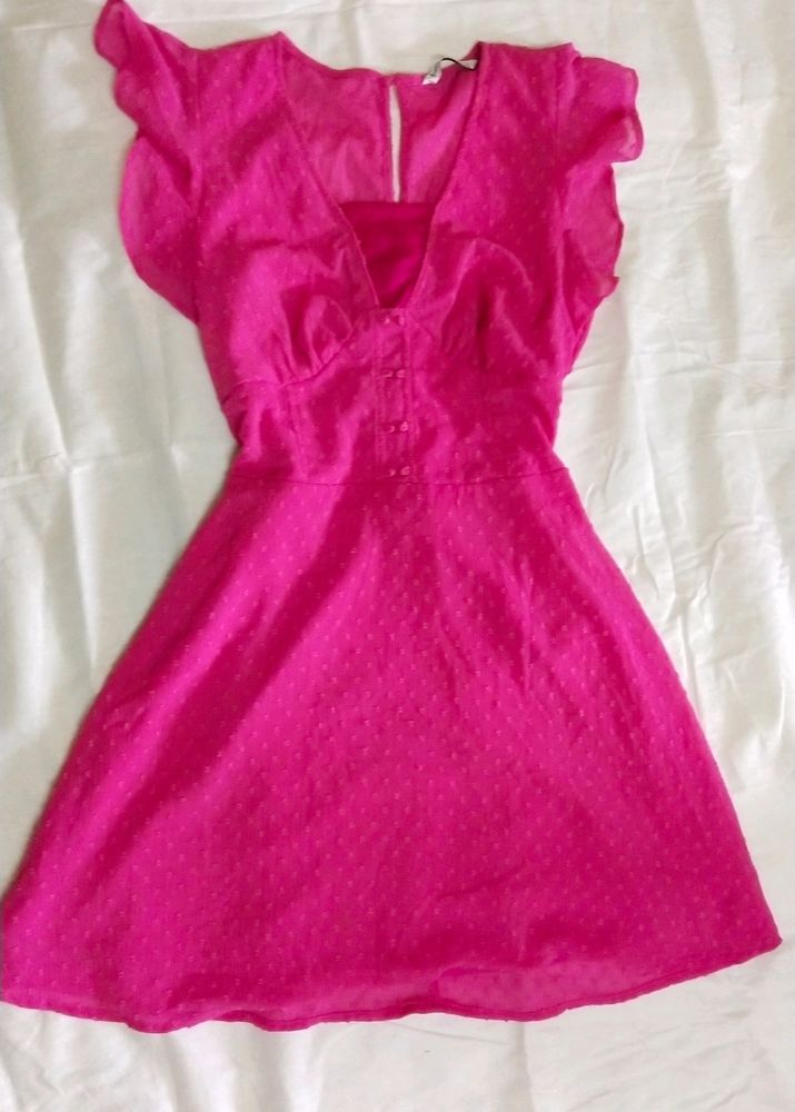 Pink Cottagecore Dress