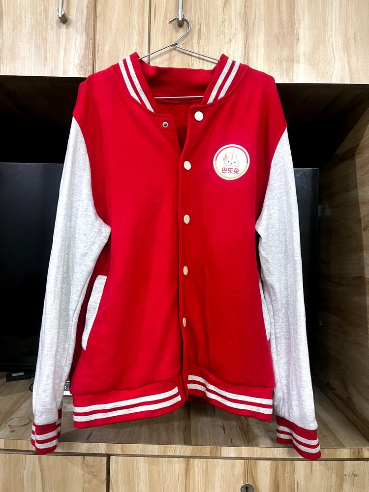 巴乐免 Varsity jacket