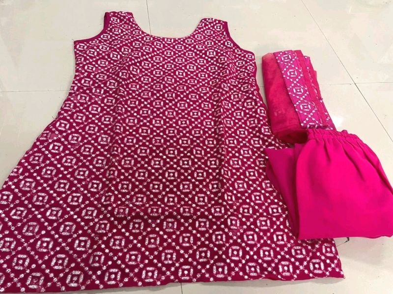 💥🆕️ Kurti-Plazzo-Dupatta Set