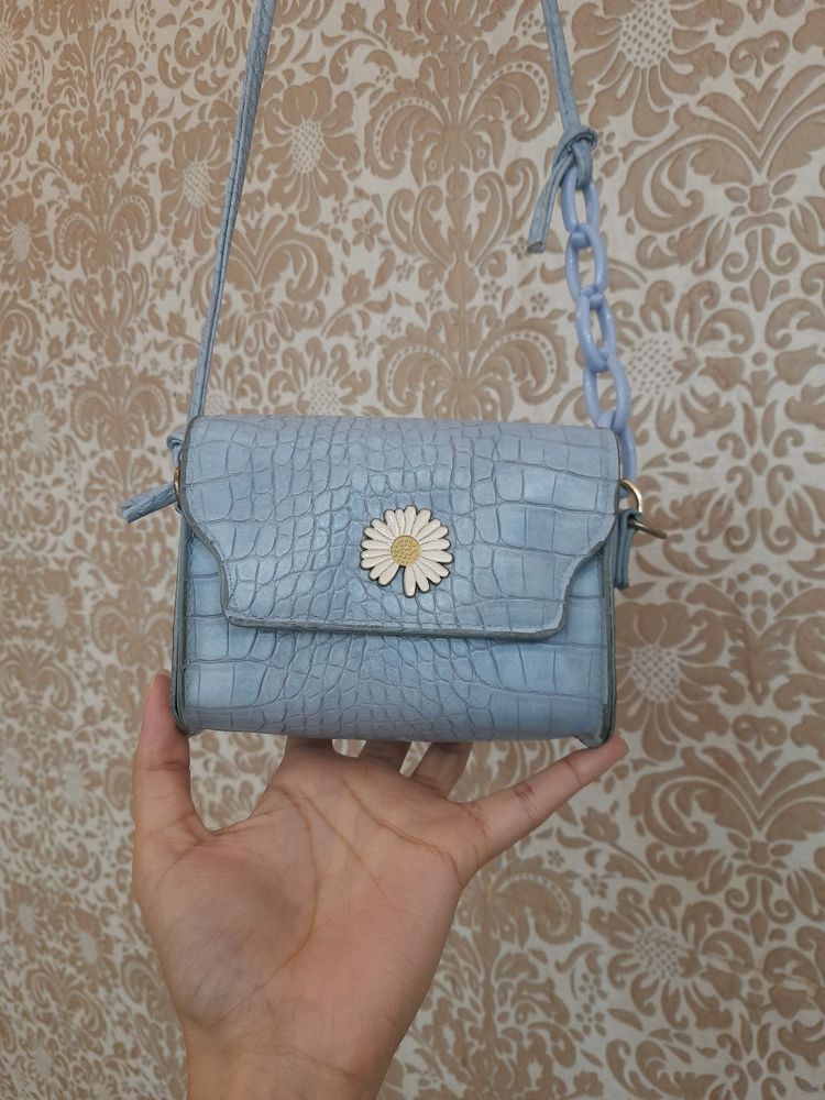 Blue Sling Bag