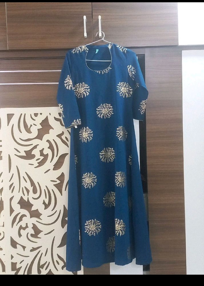 Brillant Blue Kurta Set