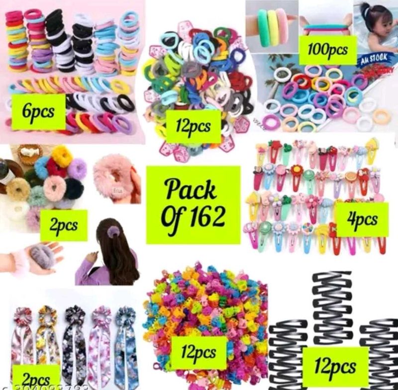 Pack Of 162 Hair Accessories