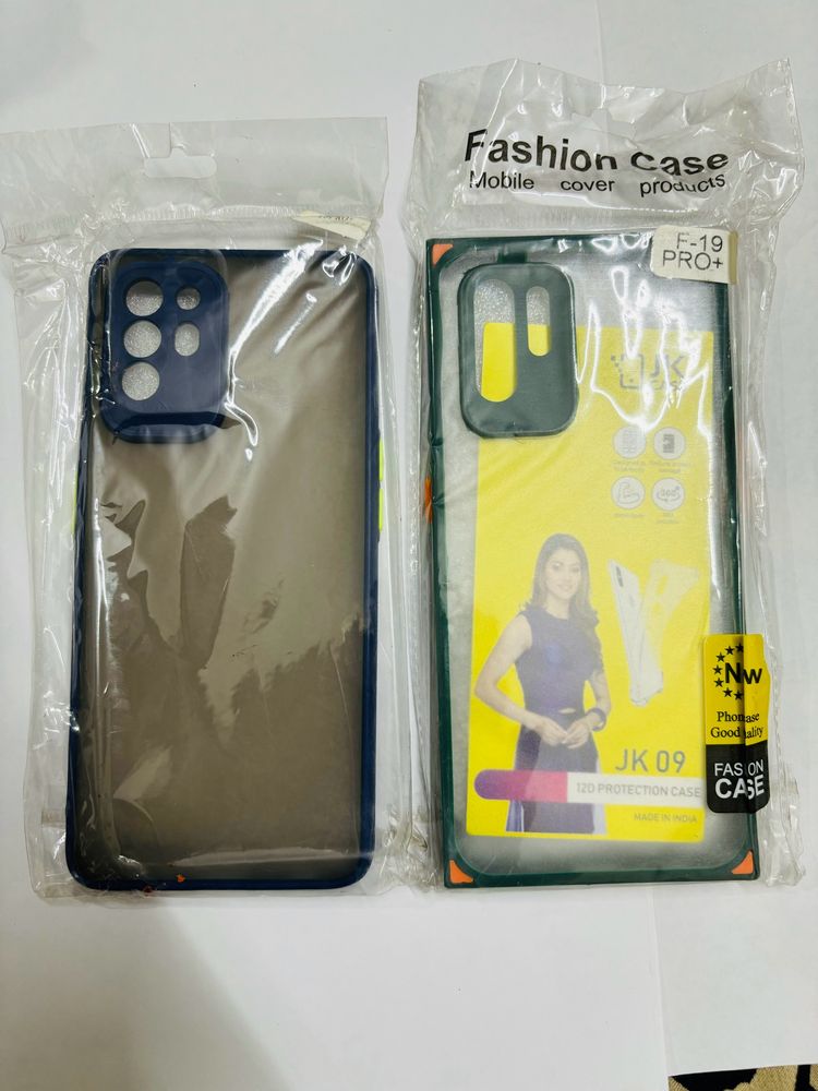 2 Combo Pack Of Covers For Oppo F19 Pro +