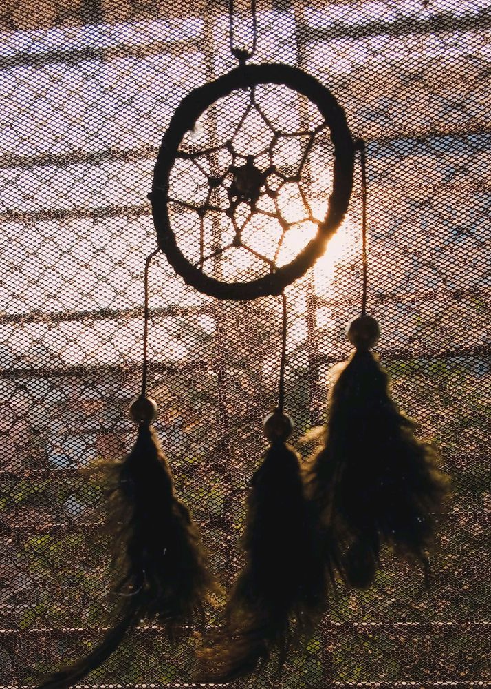 Handmade Black Dreamcatcher